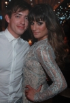 FOX FALL ECO-CASINO:  (L-R) GLEE cast members Kevin McHale and Lea Michele at the FOX FALL ECO-CASINO presented by Ford at The BookBindery in Culver City, CA on Monday, Sept. 10. Â©2012 Fox Broadcasting Co. CR: FOX