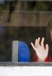 GLEE: Rachel (Lea Michele) heads to New York to follow her dreams in the "Goodbye" season finale episode of GLEE airing Tuesday, May 22 (9:00- 10:00 PM ET/PT) on FOX. Â©2012 Fox Broadcasting Co. CR: Adam Rose/FOX