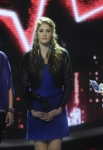 AMERICAN IDOL: Shannon Magrane (C) is eliminated on AMERICAN IDOL airing Thursday, March 15 (8:00-9:00 PM ET/PT) on FOX. Also pictured L-R: Erika Van Pelt and Ryan Seacrest: CR: Michael Becker / FOX.