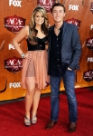 LAS VEGAS, NV - DECEMBER 05: 2011 American Idol Scotty McCreery (R) and Lauren Alaina arrive at the American Country Awards 2011 at the MGM Grand Garden Arena on December 5, 2011 in Las Vegas, Nevada. (Photo by Frazer Harrison/Getty Images) *** Local Caption *** Scotty McCreery;Lauren Alaina;
