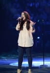 AMERICAN IDOL: Kree Harrison performs in the Sudden Death Round of AMERICAN IDOL airing Wednesday, Feb. 20 (8:00-10:00PM ET/PT) on FOX. CR: Michael Becker / FOX. Copyright / FOX.