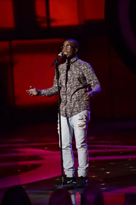 AMERICAN IDOL: Burnell Taylor makes it to the final 10 on AMERICAN IDOL airing Thursday, March 7 (8:00-9:30 PM ET/PT) on FOX. CR: Michael Becker / FOX. Copyright: FOX.