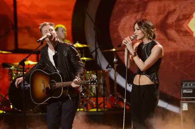 AMERICAN IDOL: OneRepublic and Katherine McPhee perform on AMERICAN IDOL airing Thursday, March 28 (8:00-9:00 PM ET/PT) on FOX.