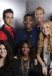 AMERICAN IDOL: TOP 8: Clockwise From Top Left: Angie Miller, Lazaro Arbos, Burnell Taylor, Devin Velez, Candice Glover, Janelle Arthur, Amber Holcomb and Kree Harrison. CR: Michael Becker/ FOX