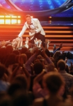 AMERICAN IDOL XIII: Ryan Seacrest on AMERICAN IDOL XIII at the NOKIA THEATRE L.A. LIVE airing Tuesday, May 20 (8:00-10:00 PM ET / PT) on FOX. CR: Michael Becker / FOX. Copyright 2014 / FOX Broadcasting.