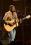 AMERICAN IDOL XIII: C.J. Harris performs on AMERICAN IDOL XIII airing Wednesday, April 23 (8:00-10:00 PM ET / PT) on FOX. CR: Michael Becker / FOX. Copyright 2014 / FOX Broadcasting.