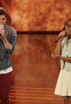 AMERICAN IDOL XIII: L-R: Sam Woolf and Malaya Watson perform on AMERICAN IDOL XIII airing Wednesday, April 2 (8:00-10:00 PM ET / PT) on FOX. CR: Frank Micelotta / FOX. Copyright 2014 / FOX Broadcasting.