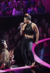 AMERICAN IDOL XIII: Marrialle Sellars performs in front of the judges on Tuesday, Feb. 18 (8:00-10:00 PM ET / PT) on FOX. CR: Michael Becker / FOX. Copyright 2014 / FOX Broadcasting.