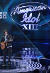 AMERICAN IDOL XIII: Sam Woolf performs in front of the judges on Wednesday, Feb. 19 (8:00-10:00 PM ET / PT) on FOX. CR: Michael Becker / FOX. Copyright 2014 / FOX Broadcasting.