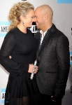 LOS ANGELES, CA - NOVEMBER 20: Deanna Daughtry and Chris Daughtry arrive at the 2011 American Music Awards at the Nokia Theatre L.A. LIVE on November 20, 2011 in Los Angeles, California. (Photo by Jeff Kravitz/AMA2011/FilmMagic)