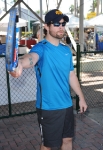 DELRAY BEACH, FL - NOVEMBER 12: David Cook attends the Chris Evert/Raymond James Pro-Celebrity Tennis Classic at Delray Beach Tennis Center on November 12, 2011 in Delray Beach, Florida. (Photo by Larry Marano/WireImage) *** Local Caption *** David Cook;