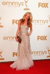 arrives to the 63rd Primetime Emmy Awards at the Nokia Theatre L.A. Live on September 18, 2011 in Los Angeles, United States.