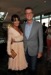 2012 FOX ALL-STAR PARTY: Kevin Reilly (President, FOX Entertainment) and GLEE's Lea Michele celebrates at the FOX 2012 SUMMER TCA, Monday July 23 at a private members-only club in West Hollywood, CA. CR: Frank Micelotta/FOX