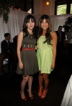 FOX 2012 PROGRAMMING PRESENTATION: Behind the scenes during the FOX 2012 PROGRAMMING PRESENTATION on Monday, May 14, at Citrus Restaurant in New York. Pictured: L-R RASING HOPE cast member Shannon Woodward and GLEE cast member Jenna Ushkowitz. CR: Frank Micelotta/FOX