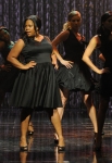 GLEE: Amber Riley as Mercedes (C) performs the 300th song of the series at Paramount Studios on Wednesday, Oct. 26th. Â© Fox Broadcasting Co. Cr: Frank Micelotta/FOX