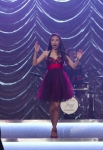 GLEE: AMERICAN IDOL Season 11 runner-up Jessica Sanchez (C) performs on a rival team competing against New Directions at Regionals in the \"All Or Nothing\" season finale episode of GLEE airing Thursday, May 9 (9:00-10:00 PM ET/PT) on FOX. ©2013 Fox Broadcasting Co. CR: Adam Rose/FOX