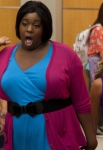 GLEE: Marley (Melissa Benoist, L), Unique (Alex Newell, C) and Tina (Jenna Ushkowitz, R) perform in the "Britney 2.0" episode of GLEE airing Thursday, Sept. 20 (9:00-10:00 PM ET/PT) on FOX. ©2012 Fox Broadcasting Co. Cr: Mike Yarish/FOX