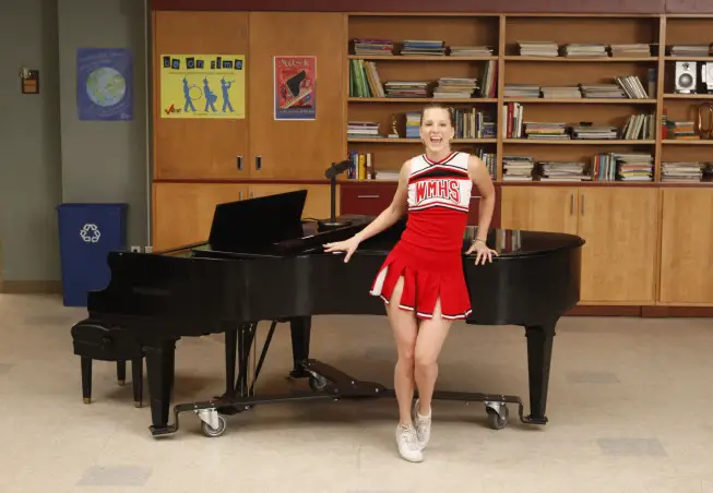 GLEE: Brittany (Heather Morris) performs in the "Dance With Somebody" episode of GLEE airing Tuesday, April 24 (8:00-9:00 PM ET/PT) on FOX. ©2012 Fox Broadcasting Co. Cr: Beth Dubber/FOX