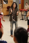 GLEE: Brittany (Heather Morris, L), Joe (guest star Samuel Larsen, C) and Tina (Jenna Ushkowitz, R) perform in the "Dance With Somebody" episode of GLEE airing Tuesday, April 24 (8:00-9:00 PM ET/PT) on FOX. ©2012 Fox Broadcasting Co. Cr: Beth Dubber/FOX