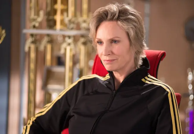 GLEE: Sue (Jane Lynch) offers her advice in the