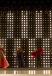 GLEE: The glee club members show their inner powerhouses for "Diva Week" in the "Diva" episode of GLEE airing Thursday, Feb. 7 (9:00-10:00 PM ET/PT) on FOX. Pictured L-R: Becca Tobin, Heather Morris, Jenna Ushkowitz, Darren Criss, Alex Newell and Melissa Benoist. ©2013 Fox Broadcasting Co. CR: Adam Rose/FOX