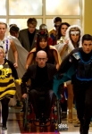 GLEE: The glee club joins a superhero club in the all-new "Dynamic Duets" episode of GLEE airing Thanksgiving night Thursday, Nov. 22 (9:00-10:00 PM ET/PT) on FOX. ©2012 Fox Broadcasting Co. CR: Adam Rose/FOX