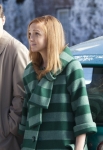 GLEE: Will (Matthew Morrison, L) reaches out to Emma (Jayma Mays, R) in the "Girls (And Boys) On Film" episode of GLEE airing at a special time Thursday, March 7 (9:30-10:30 PM ET/PT) on FOX. ©2013 Fox Broadcasting Co. CR: Adam Rose/FOX