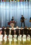 GLEE: The glee club performs in the "Girls (And Boys) On Film" episode of GLEE airing at a special time Thursday, March 7 (9:30-10:30 PM ET/PT) on FOX. Pictured L-R: Blake Jenner, Alex Newell, Darren Criss, Melissa Benoist, Samuel Larsen, Becca Tobin, Chord Overstreet, Jenna Ushkowitz, Jacob Artist, Vanessa Lengies, Heather Morris and Kevin McHale. ©2013 Fox Broadcasting Co. CR: Adam Rose/FOX