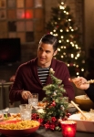 GLEE: Burt (guest star Mike O'Malley, L) visits Kurt (Chris Colfer, R) and Blaine (Darren Criss, C) in New York in the "Glee, Actually" episode of GLEE airing Thursday, Dec. 13 (9:00-10:00 PM ET/PT) on FOX. ©2012 Fox Broadcasting Co. CR: Eddy Chen/FOX