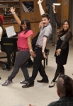 GLEE: The glee club performs in the "Goodbye" season finale episode of GLEE airing Tuesday, May 22 (9:00 - 10:00 PM ET/PT) on FOX. Pictured L-R: Lea Michele, Amber Riley, Chris Colfer, Jenna Ushkowitz and Kevin McHale. Â©2012 Fox Broadcasting Co. CR: Adam Rose/FOX