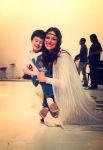 Glee 4x17 - Guilty Pleasures - Marly on set
