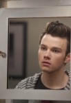 GLEE: Kurt (Chris Colfer) checks himself out in the "Guilty Pleasures" episode of GLEE airing Thursday, March 21 (9:00-10:00 PM ET/PT) on FOX. ©2013 Fox Broadcasting Co. CR: Adam Rose/FOX