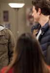 GLEE: Sam (Chord Overstreet, L) returns to the glee club in the "Hold on to Sixteen" episode of GLEE airing Tuesday, Dec. 6 (8:00-9:00 PM ET/PT) on FOX. ©2011 Fox Broadcasting Co. Cr: Adam Rose/FOX