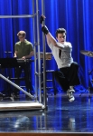 GLEE: Kurt (Chris Colfer) auditions for Westside Story in the "I Am Unicorn" episode of GLEE airing Tuesday, Sept. 27 (8:00-9:00 PM ET/PT) on FOX. Â©2011 Fox Broadcasting Co. Cr: Mike Yarish/FOX