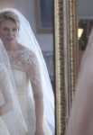 GLEE: Sue (Jane Lynch, R) talks to Emma (Jayma Mays, L) on her wedding day in the "I Do" episode of GLEE airing Thursday, Feb. 14 (9:00-10:00 PM ET/PT) on FOX. ©2013 Fox Broadcasting Co. CR: Adam Rose/FOX