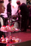GLEE: Kurt (Chris Colfer, L) and Tina (Jenna Ushkowitz, R) chat at Will and Emma's wedding in the "I Do" episode of GLEE airing Thursday, Feb. 14 (9:00-10:00 PM ET/PT) on FOX. ©2013 Fox Broadcasting Co. CR: Adam Rose/FOX
