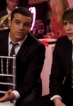 GLEE: Jake (Jacob Artist, L) and Ryder (Blake Jenner, R) chat in the "I Do" episode of GLEE airing Thursday, Feb. 14 (9:00-10:00 PM ET/PT) on FOX. ©2013 Fox Broadcasting Co. CR: Adam Rose/FOX