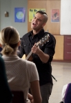 GLEE: Puck (Mark Salling, C) performs in the "I Kissed a Girl" episode of GLEE airing Tuesday, Nov. 29 (8:00-9:00 PM ET/PT) on FOX. ©2011 Fox Broadcasting Co. Cr: Adam Rose/FOX