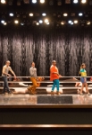 GLEE: The Glee club performs in the "Lights Out" episode of GLEE airing Thursday, April 25 (9:00-10:00 PM ET/PT) on FOX. Â©2013 Fox Broadcasting Co. Pictured L-R: Blake Jenner, Kevin McHale, Jacob Artist, Chord Overstreet, Darren Criss, Alex Newell, Jenna Ushkowitz, Becca Tobin and Melissa Benoist. CR: Eddy Chen/FOX