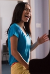 GLEE: AMERICAN IDOL Season 11 runner up Jessica Sanchez guest stars in the "Lights Out" episode of GLEE airing Thursday, April 25 (9:00-10:00 PM ET/PT) on FOX. Â©2013 Fox Broadcasting Co. CR: Eddy Chen/FOX