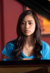 GLEE: AMERICAN IDOL Season 11 runner up Jessica Sanchez guest stars in the "Lights Out" episode of GLEE airing Thursday, April 25 (9:00-10:00 PM ET/PT) on FOX. Â©2013 Fox Broadcasting Co. CR: Eddy Chen/FOX