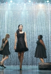 GLEE: Santana (Naya Rivera, C) performs the 300th musical performance of GLEE in the "Mash Off" episode airing Tuesday, Nov. 15 (8:00-9:00 PM ET/PT on FOX. © Fox Broadcasting Co. Cr: Adam Rose/FOX