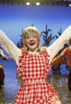 GLEE: A young Sue Sylvester (Colby Minifie, C) performs in high school in the "Mash Off" episode of GLEE airing Tuesday, Nov. 15 (8:00-9:00 PM ET/PT on FOX. © Fox Broadcasting Co. Cr: Adam Rose/FOX