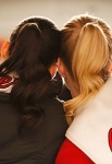 CR: Andrew Macpherson for TV Guide Magazine Naya Rivera (Santana) and Heather Morris (Brittany) share a moment.