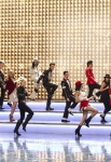 GLEE: The glee club performs in "Michael," a special episode celebrating the music of Michael Jackson, on GLEE airing Tuesday, Jan. 31 (8:00-9:00 PM ET/PT) on FOX. Pictured L-R: Kevin McHale, Chord Overstreet, Dianna Agron, Heather Morris, Jenna Ushkowitz, Chris Colfer, Darren Criss, Naya Rivera, Harry Shum Jr., Lea Michele, Cory Monteith, Amber Riley and Damian McGinty. ©2012 Fox Broadcasting Co. CR: Justin Lubin/FOX