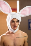 GLEE: Joe (Samuel Larsen) participates in a calendar photo shoot to raise money for Regionals in the "Naked" episode of GLEE airing Thursday, Jan. 31 (9:00-10:00 PM ET/PT) on FOX. ©2013 Fox Broadcasting Co. CR: Eddy Chen/FOX