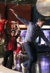 GLEE: Will (Matthew Morrison, R) and April Rhodes (guest star Kristin Chenoweth, L) perform in the "New Directions" episode of GLEE airing Tuesday, March 25 (9:00-10:00 PM ET/PT) on FOX. Â©2014 Broadcasting Co. CR: Mike Yarish/FOX