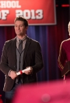 GLEE: Will (Matthew Morrison, L) and Sue (Jane Lynch, R) graduate the class of 2013 in the "New Directions" episode of GLEE airing Tuesday, March 25 (9:00-10:00 PM ET/PT) on FOX. Â©2014 Broadcasting Co. CR: Eddy Chen/FOX