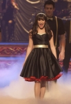 GLEE: Rachel (Lea Michele, C) leads New Directions as they perform at Regionals in the "On My Way" Winter Finale episode of GLEE airing Tuesday, Feb. 21 (8:00-9:00 PM ET/PT) on FOX. ©2012 Fox Broadcasting Co. Cr: Adam Rose/FOX