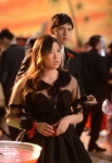 GLEE: Mike (Harry Shum Jr, R) and Tina (Jenna Ushkowitz, L) attend the prom in the "Prom-asaurus" episode of GLEE airing Tuesday, May 8 (8:00-9:00 PM ET/PT) on FOX. ©2012 Fox Broadcasting Co. Cr: Mike Yarish/FOX